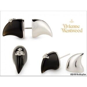 ISO VW IDRIS earring stud in black